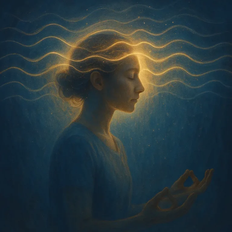 Beitragsbild künstlerisch-energetisch zu den Hirnfrequenzen in Bezug auf Heilen